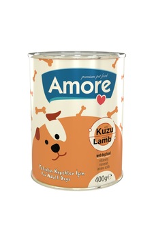Amore Kuzu Parça Etli Yetişkin Köpek Konservesi 400 G Amore Kuzu Parça Etli Yetişkin Köpek Konservesi 400 G