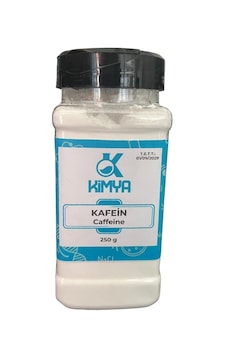 Kafein Anhidrat 250 Gr - Food Grade %100 Saf Caffeine - Pratik Am