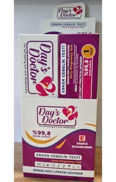Day's Doctor Early Erken Gebelik Testi %99.8 Kesin Sonuç 5 Kutu Day's Doctor Early Erken Gebelik Testi %99.8 Kesin Sonuç 5 Kutu