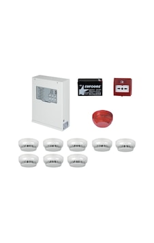Teknim Yangın Alarm Sistemi Seti 8 Li Teknim Yangın Alarm Sistemi Seti 8 Li