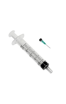 Genject - 2.5 Ml 3 Parça Yeşil Kısa İğneli Enjektör 100 Adet