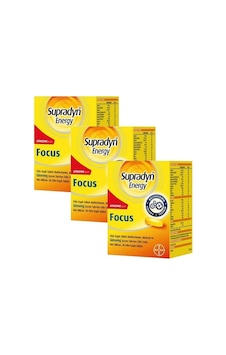 Supradyn Energy Focus 30 Tablet 3 Paket Supradyn Energy Focus 30 Tablet 3 Paket