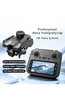 İdragon W12 Gps Drone, Dahili Lcd Ekranlı Kumanda, Hd Kamera, 360 Engel Algılama, Fırçasız Motor, Tek Tuşla Eve Dönüş İdragon W12 Gps Drone, Dahili Lcd Ekranlı Kumanda, Hd Kamera, 360 Engel Algılama, Fırçasız Motor, Tek Tuşla Eve Dönüş
