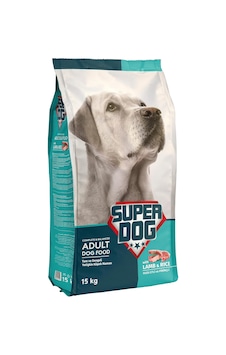 Super Dog Kuzu Etli Ve Pirinçli Yetişkin Köpek Maması 15 Kg