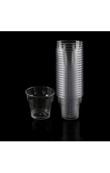 Plastik Kristal Bardak Şeffaf