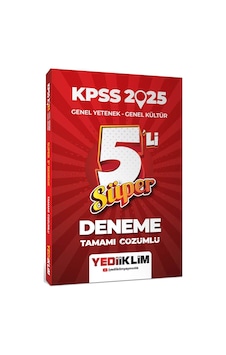 2025 Kpss Genel Yetenek Genel Kültür Tamamı Çözümlü Süper 5 Li Deneme 2025 Kpss Genel Yetenek Genel Kültür Tamamı Çözümlü Süper 5 Li Deneme