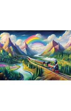 Art Puzzle Gökkuşağı Ekspresi 260 Parça Puzzle Art Puzzle Gökkuşağı Ekspresi 260 Parça Puzzle