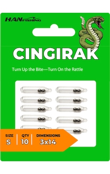 Cıngırak Silikon Yem Ses Tüpü Size: S