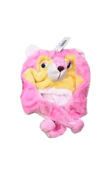 Hayvan Figürlü Peluş Bere Kız Çocuk Bağlamalı Pembe Kız Çocuk Hayvan Figürlü Peluş Bere Kız Çocuk Bağlamalı Pembe Kız Çocuk