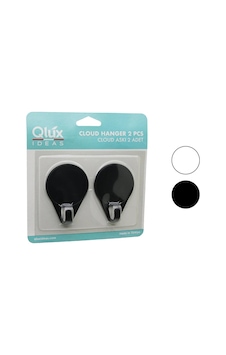 2pcs Cloud Askı Siyah - Beyaz Plastik Yapışkanlı Montaj Çok Renkli 2pcs Cloud Askı Siyah - Beyaz Plastik Yapışkanlı Montaj Çok Renkli