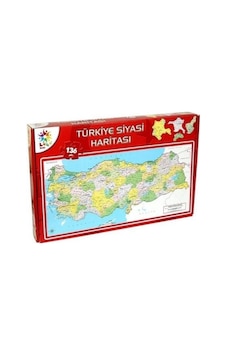 Kutulu Türkiye Siyasi Harita 136 Parça Kutulu Türkiye Siyasi Harita 136 Parça