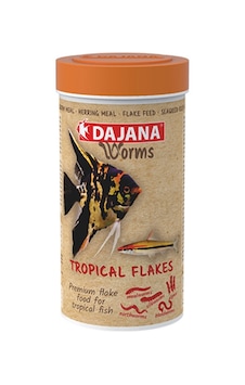 Dajana Worms Tropical Flakes 250 Ml 45 Gr Dajana Worms Tropical Flakes 250 Ml 45 Gr
