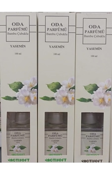 Oda Kokusu Bambu Çubuklu 100 Ml Yasemin 3lü Paket