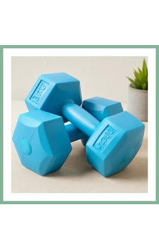 Bşkvirgo 3 Kg Plastik Köşeli Dambıl 2'li Set Bsk2026 Bşkvirgo 3 Kg Plastik Köşeli Dambıl 2'li Set Bsk2026