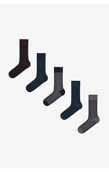 Penti Erkek Lacivert Melanj Pinestripe Pamuklu 5 Çift Soket Çorap Penti Erkek Lacivert Melanj Pinestripe Pamuklu 5 Çift Soket Çorap