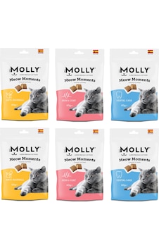 Molly Meow Moments 3 Çeşit Karma Kedi Ödül Maması 60 G X 6 Adet Molly Meow Moments 3 Çeşit Karma Kedi Ödül Maması 60 G X 6 Adet