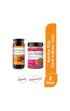 Wefood Ham Kakao Tozu 140 Gr + Wefood Hurma Özü 315 Gr 8683347038145