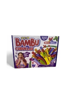 300 Parça Eğitici Birleşen Bambu Çubuklar 2153