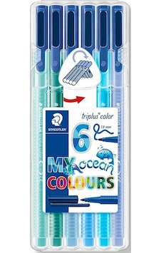 STAEDTLER KEÇELİ KALEM 6LI OKYANUS 323 SB6CS5