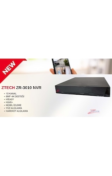 Ztech Zr-3010 Nvr 10kanal H265 +10ch Hieasy Kayıt Cihazı Ztech Zr-3010 Nvr 10kanal H265 +10ch Hieasy Kayıt Cihazı