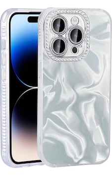 Apple Uyumlu iPhone 15 Pro Kılıf Airbagli Parlak Taş Detay Tasarımlı Zore Esila Kapak Apple Uyumlu iPhone 15 Pro Kılıf Airbagli Parlak Taş Detay Tasarımlı Zore Esila Kapak