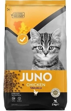 Juno Tavuklu Yavru Kedi Maması 2 KG Juno Tavuklu Yavru Kedi Maması 2 KG