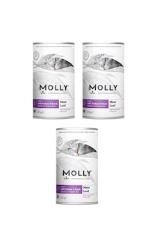 Molly Hindi Ve Ördekli Pate Ezme Kedi Konservesi 395 G X 3 Adet Molly Hindi Ve Ördekli Pate Ezme Kedi Konservesi 395 G X 3 Adet