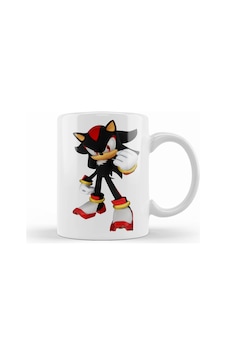 Shadow The Hedgehog Sonic Kupa Bardak Porselen Karışık