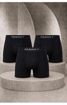 Fit Women Erkek Casual Comfort Günlük 3 Lü Siyah Boxer Fit Women Erkek Casual Comfort Günlük 3 Lü Siyah Boxer