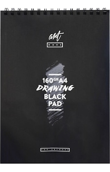 Artwork Siyah Blok Defter 50 Sayfa 160 Gr A4 Artwork Siyah Blok Defter 50 Sayfa 160 Gr A4