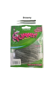 Fujin Yummy Sandworm 7cm Lrf Silikonu 20'li Browny Fujin Yummy Sandworm 7cm Lrf Silikonu 20'li Browny