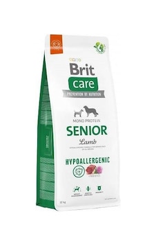 Brit Care Hypo-Allergenic Kuzu Etli Yaşlı Köpek Kuru Maması 12 KG Brit Care Hypo-Allergenic Kuzu Etli Yaşlı Köpek Kuru Maması 12 KG