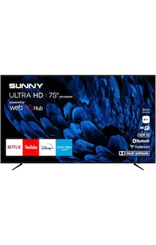 Sunny SN75QMN 75" 190 Ekran Dahili Uydu Alıcılı 4K Ultra HD Smart QLED TV Sunny SN75QMN 75" 190 Ekran Dahili Uydu Alıcılı 4K Ultra HD Smart QLED TV