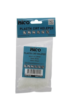 100pcs Beyaz 2.5x100mm Plastik Cırt Kelepçe Go53/03864 100pcs Beyaz 2.5x100mm Plastik Cırt Kelepçe Go53/03864