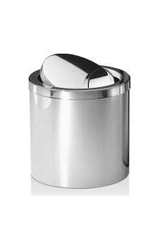 Çöp Kovası, Sallanır Kapak, 7lt, Ø20xh21cm - Parlak Paslanmaz Çelik Parlak Paslanmaz Çelik Çöp Kovası, Sallanır Kapak, 7lt, Ø20xh21cm - Parlak Paslanmaz Çelik Parlak Paslanmaz Çelik