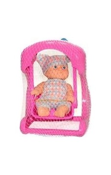 Pembe Salıncaklı Oyuncak Bebek Pembe Salıncaklı Oyuncak Bebek