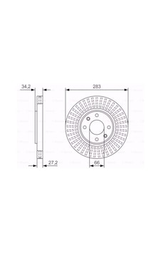 Citroen Ds4 1.2 Thp 130 2011-2015 Bosch Ön Fren Diski