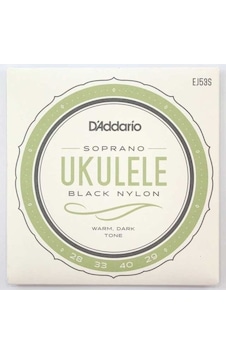 Daddario Ej53S Soprano Ukulele Set Takım Tel Siyah Daddario Ej53S Soprano Ukulele Set Takım Tel Siyah