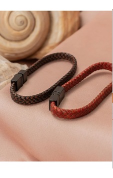 Bbaccessorıes Trend Deri Erkek Bileklik Kahverengi Bbaccessorıes Trend Deri Erkek Bileklik Kahverengi