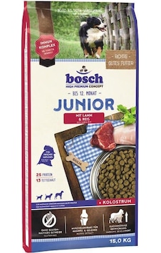 Bosch Junior Lamb Kuzu Etli Yavru Köpek Maması 15 KG Bosch Junior Lamb Kuzu Etli Yavru Köpek Maması 15 KG
