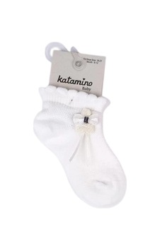 Katamino Argolis Aks Kız Bebek Çorap 46344 Ekru Katamino Argolis Aks Kız Bebek Çorap 46344 Ekru
