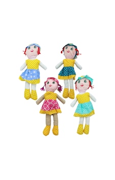 Oyuncak Bez Bebek Rengarenk Bez Bebek 50cm. Oyuncak Bez Bebek Rengarenk Bez Bebek 50cm.