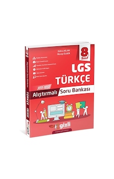 Gizli Yayınları 2025 8. Sınıf Türkçe Alıştırmalı Soru Bankası Gizli Yayınları 2025 8. Sınıf Türkçe Alıştırmalı Soru Bankası