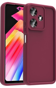 İnfinix Hot 30i Kılıf Kamera Korumalı Zore Ananas Kapak Mürdüm İnfinix Hot 30i Kılıf Kamera Korumalı Zore Ananas Kapak Mürdüm