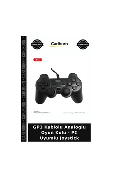 Gp1 Kablolu Analoglu Oyun Kolu - Pc Uyumlu Joystick Donanım Sistem Hobi Gereci Gp1 Kablolu Analoglu Oyun Kolu - Pc Uyumlu Joystick Donanım Sistem Hobi Gereci