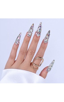 Takma Tırnak Nail Art Extra Uzun 10'lu Tekrar Kullanılabilir El Yapımı Protez Takma Tırnak Keee1658 Xs Takma Tırnak Nail Art Extra Uzun 10'lu Tekrar Kullanılabilir El Yapımı Protez Takma Tırnak Keee1658 Xs