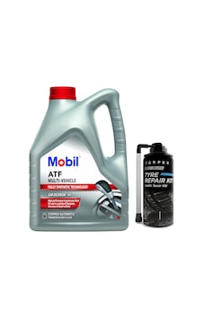 Mobil Atf Multi Vehicle Otomatik Şanzıman Yağı 4 L + Carpex Auto Tyre Repair Kit Lastik Tamir Kiti Mobil Atf Multi Vehicle Otomatik Şanzıman Yağı 4 L + Carpex Auto Tyre Repair Kit Lastik Tamir Kiti