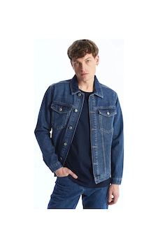 LC Waikiki Lcw Jeansındigo Standart Kalıp Erkek Jean Ceket Mavi LC Waikiki Lcw Jeansındigo Standart Kalıp Erkek Jean Ceket Mavi
