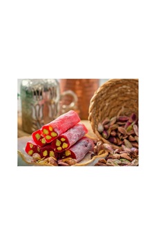 Extra Bol Antep Fıstıklı Narlı Fitil Parmak Lokum - 1 Kg