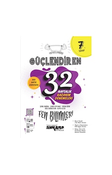 Ankara Yayıncılık 7.Sınıf Fen Bilimleri Deneme Sınavı 32 Haftalık Ankara Yayıncılık 7.Sınıf Fen Bilimleri Deneme Sınavı 32 Haftalık
